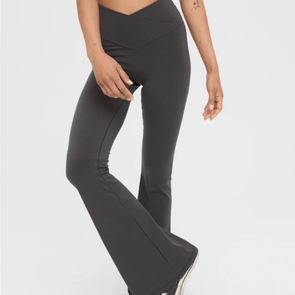 aerie Black Flare Leggings